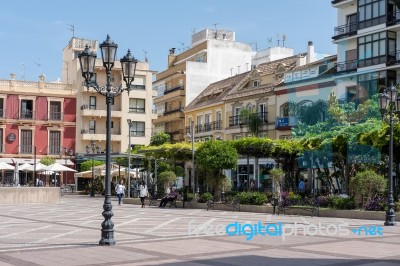 View Of Plaza De La Constitution Fuengirola Stock Photo