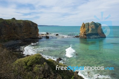 View Of Split Point Beach During The Day Stock Photo