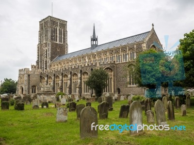 View Of St Edmund's Church In Southwold Stock Photo