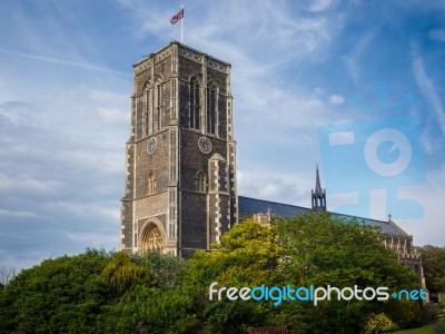 View Of St Edmund's Church In Southwold Stock Photo