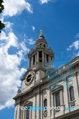 View Of St Paul's Cathedral Stock Photo