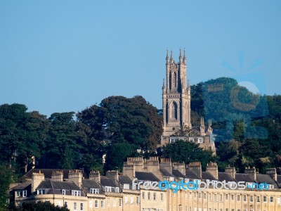 View Of St Stephen's Church In Bath Stock Photo