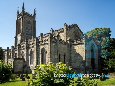 View Of St Swithun's Church In East Grinstead Stock Photo