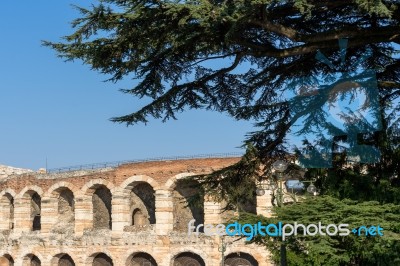 View Of The Arena In Verona Stock Photo