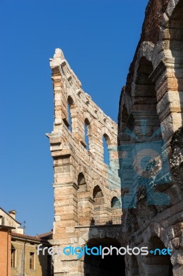 View Of The Arena In Verona Stock Photo