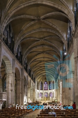 View Of The Cathedral Of St Jean In Besancon Stock Photo