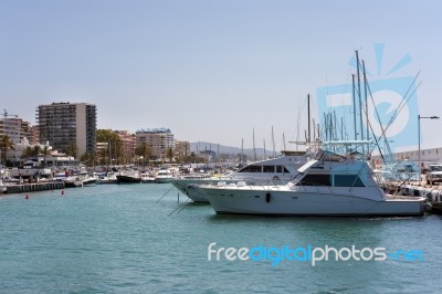 View Of The Coastline At Malaga Stock Photo