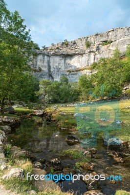 View Of The Countryside Around Malham Cove In The Yorkshire Dale… Stock Photo