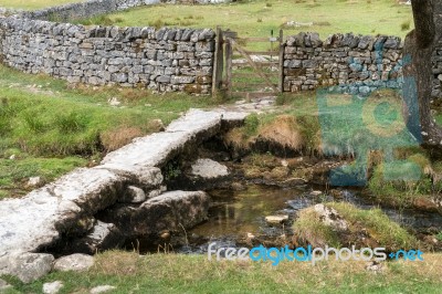 View Of The Countryside Around Malham Cove In The Yorkshire Dale… Stock Photo