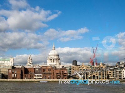 View Of The Historic London Skyline Stock Photo