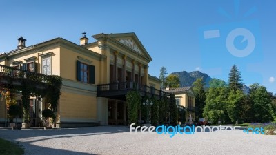 View Of The Imperial Kaiservilla In Bad Ischl Stock Photo