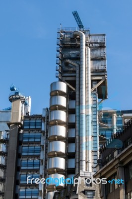 View Of The Lloyds Of London Building Stock Photo