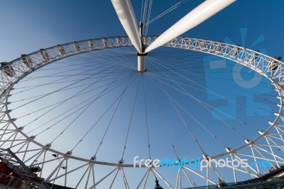 View Of The London Eye Stock Photo