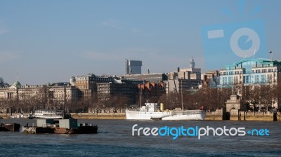 View Of The London Skyline Stock Photo