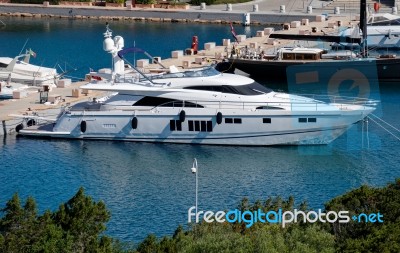 View Of The Marina At Porto Cervo Sardinia Stock Photo