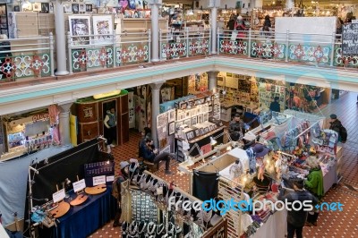 View Of The Market Hall At Camden Lock Stock Photo