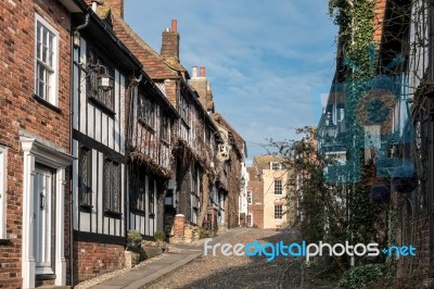 View Of The Mermaid Inn In Rye East Sussex Stock Photo