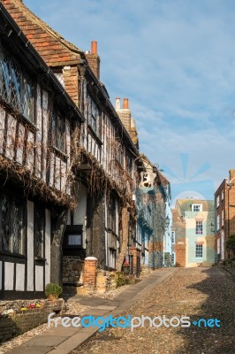 View Of The Mermaid Inn In Rye East Sussex Stock Photo