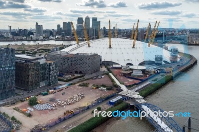 View Of The O2 Building Stock Photo