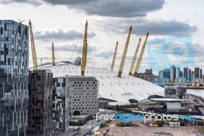 View Of The O2 Building Stock Photo