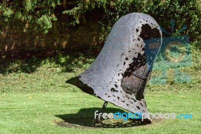 View Of The Old Bell In The Gounds Of Brinkburn Abbey Stock Photo