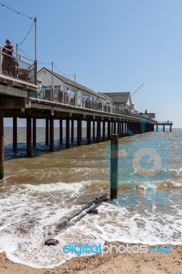 View Of The Pier At Southwold Stock Photo