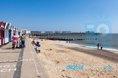 View Of The Pier At Southwold Stock Photo