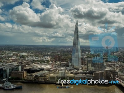 View Of The Shard Building In London Stock Photo