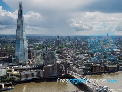 View Of The Shard Building In London Stock Photo