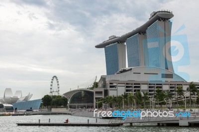 View Of The Skypark Hotel In Singapore Stock Photo