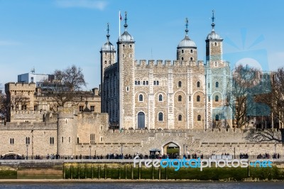 View Of The Tower Of London Stock Photo