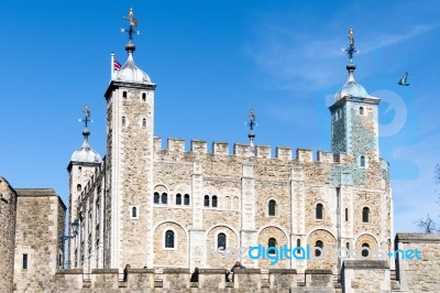 View Of The Tower Of London Stock Photo