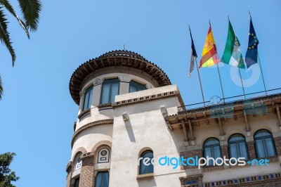 View Of The University Of Malaga Stock Photo