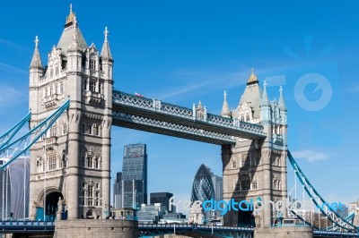 View Of Tower Bridge Stock Photo