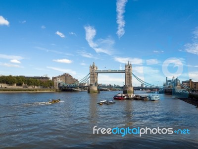 View Of Tower Bridge And The River Thames Stock Photo