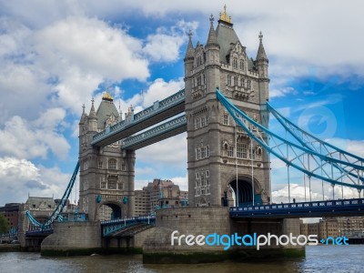 View Of Tower Bridge In London Stock Photo