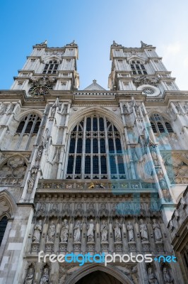 View Of Westminster Abbey Stock Photo