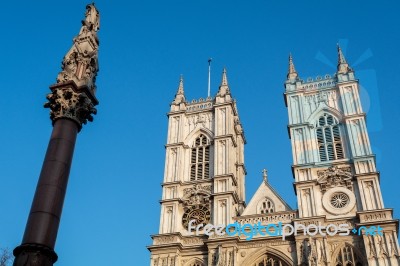 View Of Westminster Abbey Stock Photo