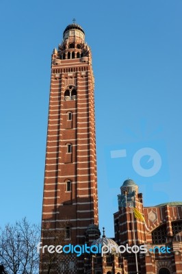 View Of Westminster Cathedral Stock Photo