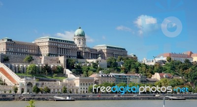 View Towards The Castle Area Of Budapest Stock Photo