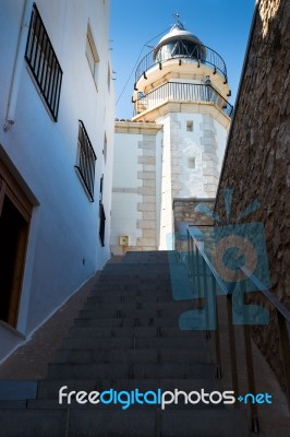 Village Lighthouse Stock Photo