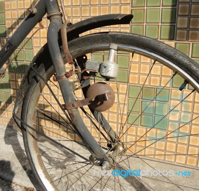 Vintage Bicycle Stock Photo