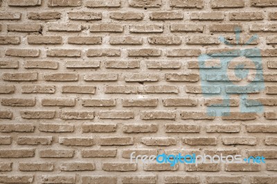 Vintage Brick Wall Stock Photo