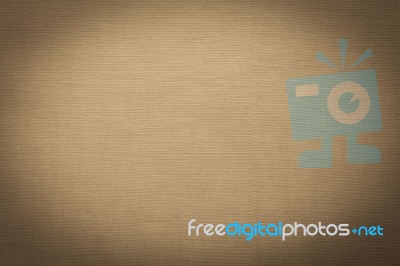 Vintage Brown Fabric Texture Background Stock Photo