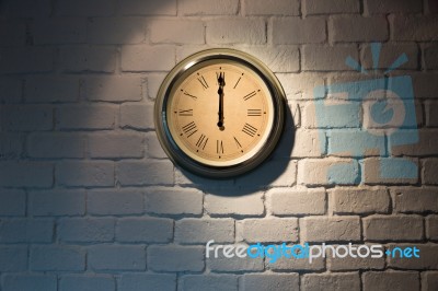 Vintage Clock Stock Photo