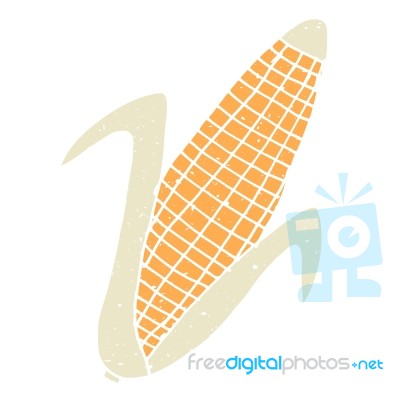 Vintage Corn Stock Image