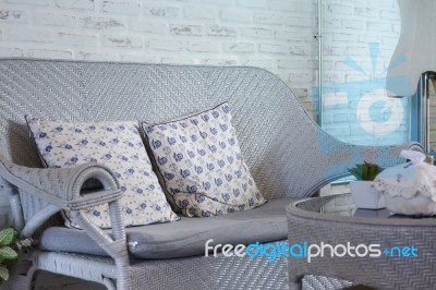 Vintage Country House Interior Decoration Stock Photo