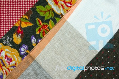 Vintage Fabric Stock Photo