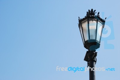 Vintage Lamp Post Stock Photo