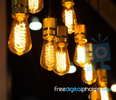 Vintage Lamps Stock Photo